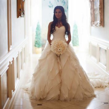Nadia Ali wedding dress