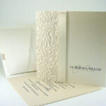 Wedding invitations and wedding place cards
