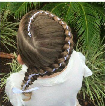 Flower girl braids