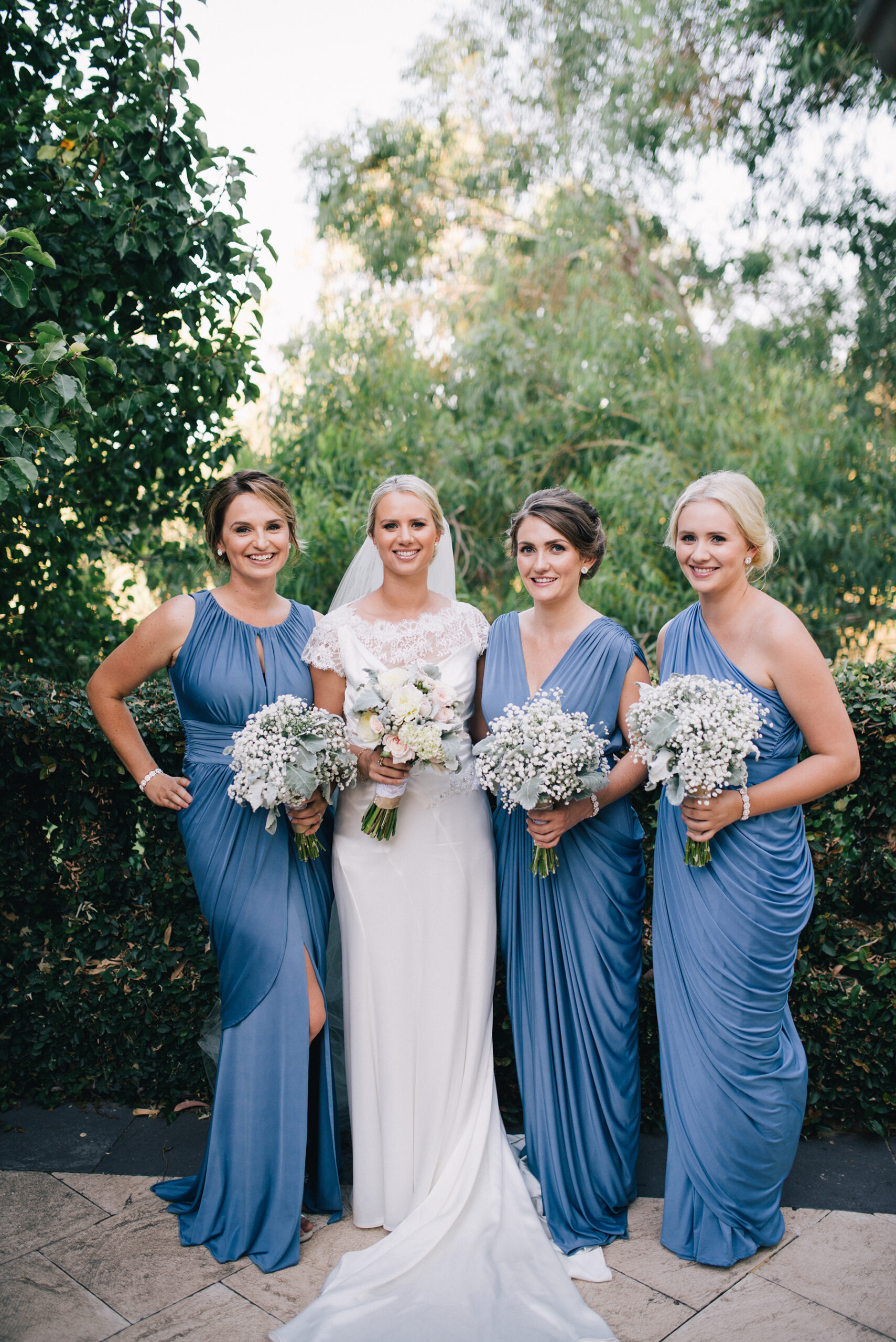 match bridesmaids' dresses 