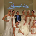 Demetrios James Elias is the designer and owner of Demetrios Bridal. Image via Demetrios Bride