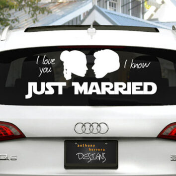 Geeky Just married signs (The Lord of the Rings)