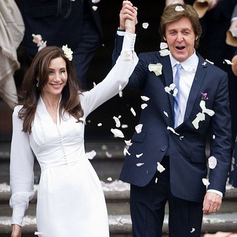 paul mccartney and shevell newlyweds1