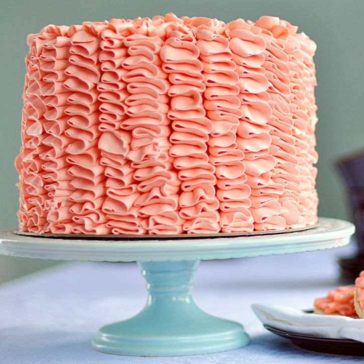 Frilled to bits - frilled wedding cakes