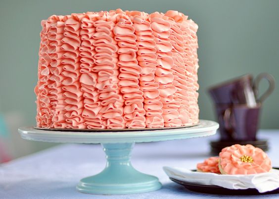 ruffle cake