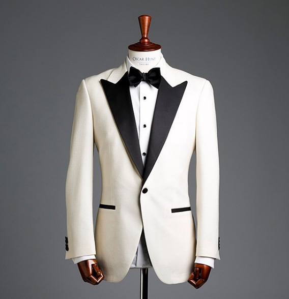 Oscar Hunt baroque suit in white Image Oscar Hunt Instagram
