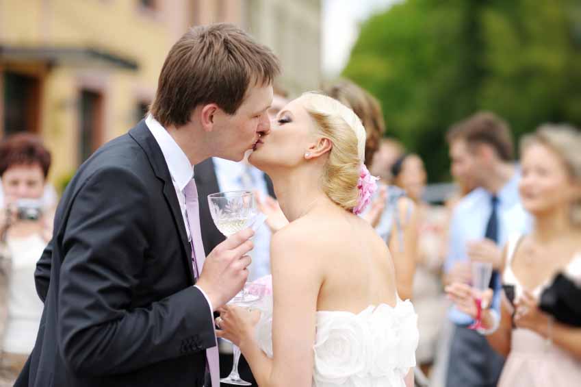 Bride and groom