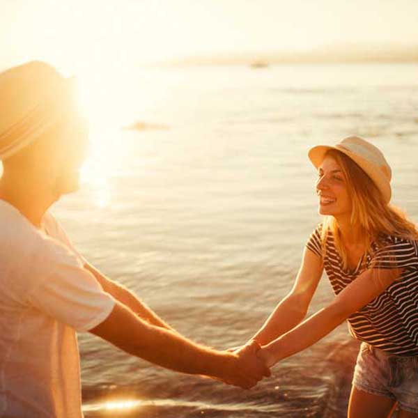 couple on their honeymoon