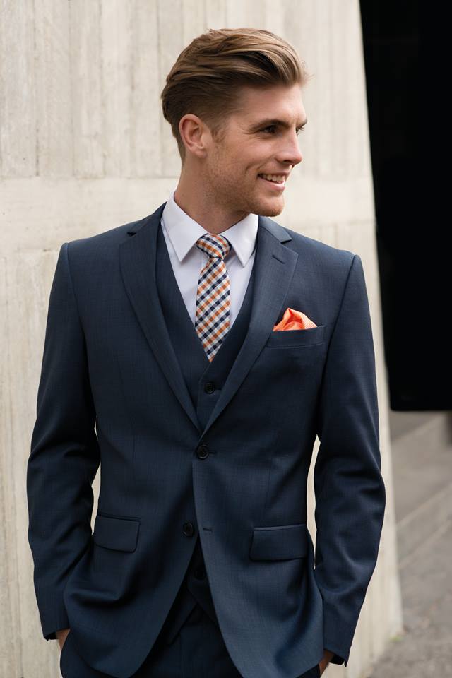 Suits for the hipster groom (with a nod to the classic)