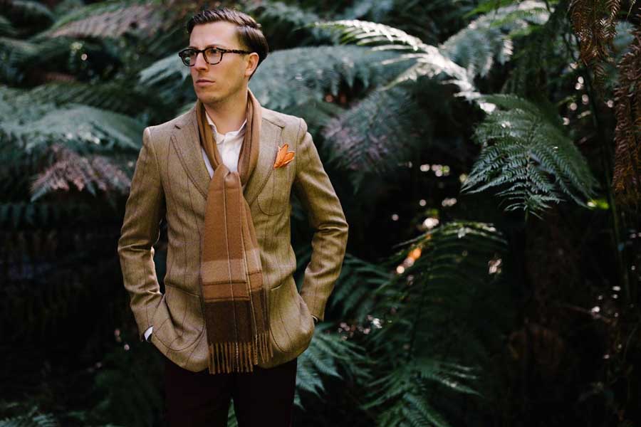 Suits for the hipster groom (with a nod to the classic)