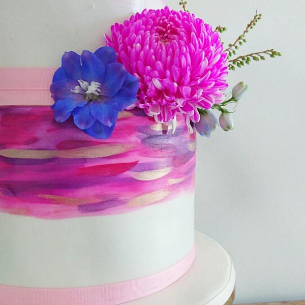 Metallic - wedding cake - Priscilla