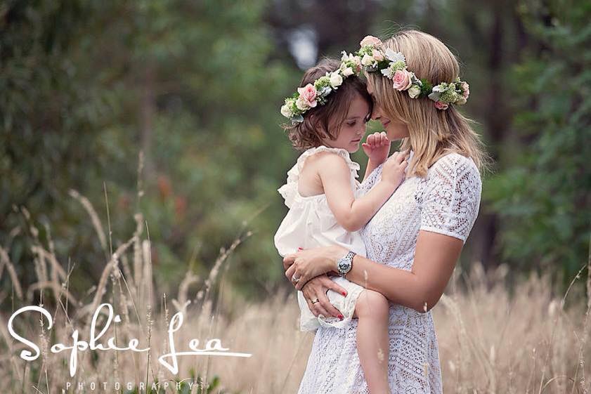 Bridal flower crown