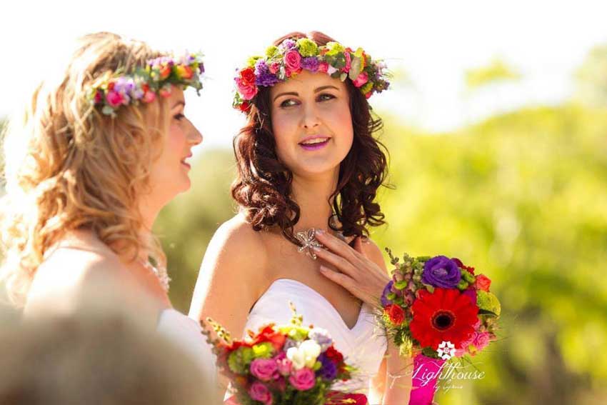 Flower crown for bride