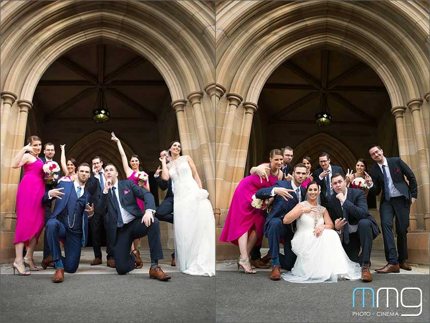 Fun photos with your bridal party