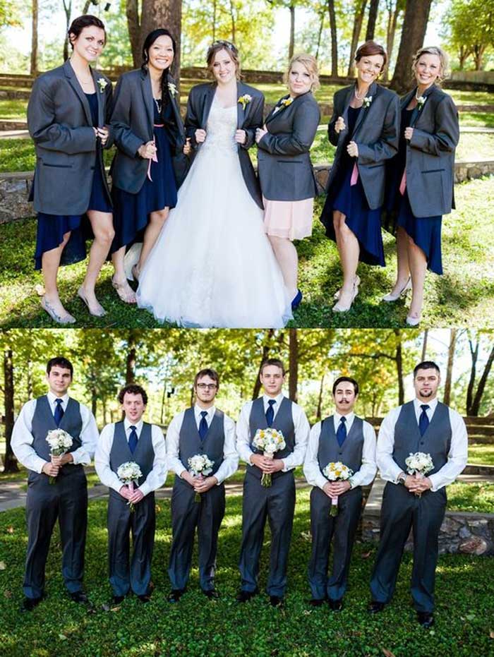 funny bridesmaid photos