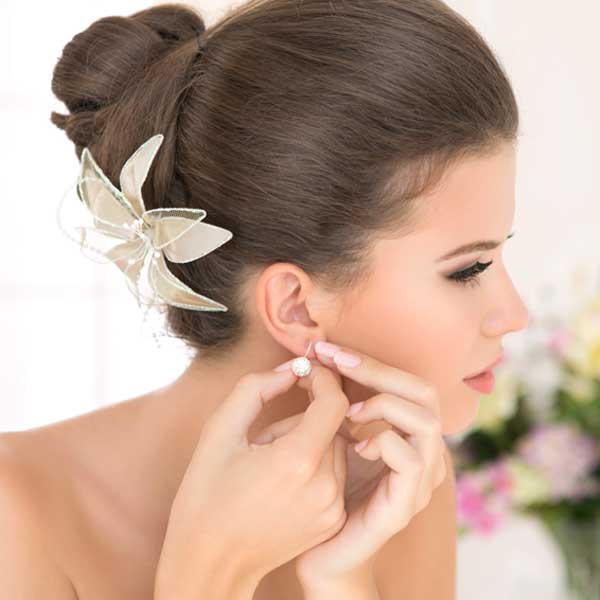 Diamond Princess Earrings wedding