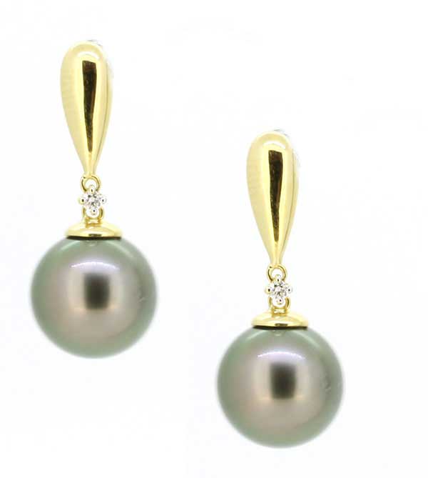 tahitian pearl drop earrings