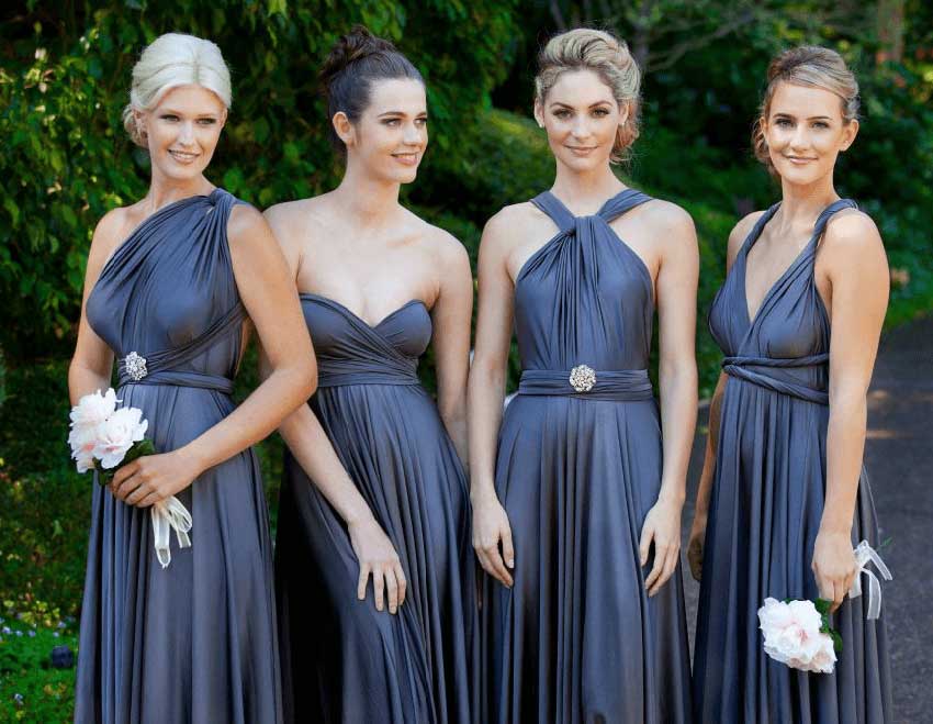 Goddess bridesmaid multi wrap