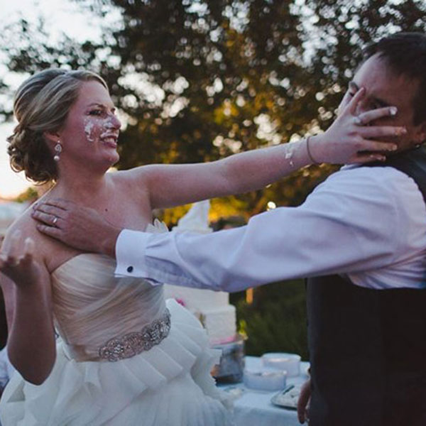 Cake smash 13 wedding cake smashes we love Easy Weddings