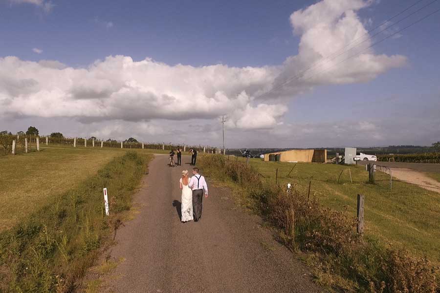 drone wedding