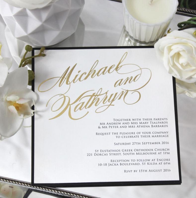 8 Simply Elegant Wedding Invitations   Chicreative 