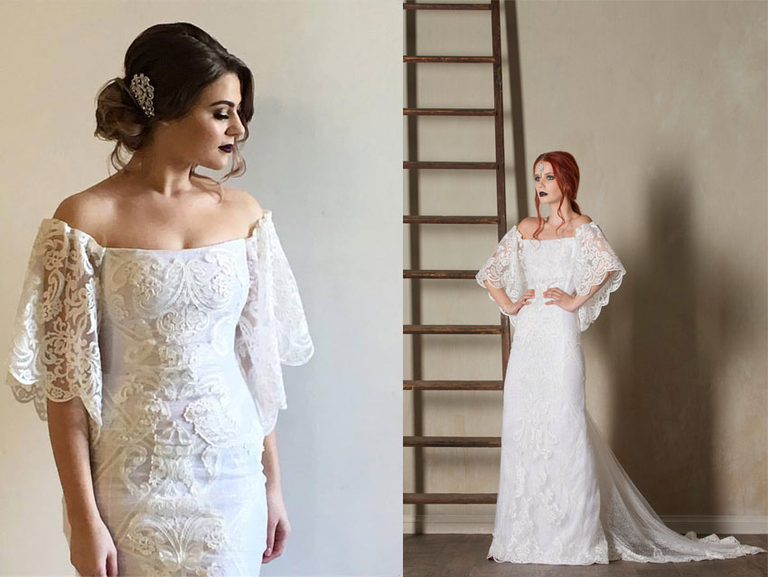 Pereeia lace wedding dresses