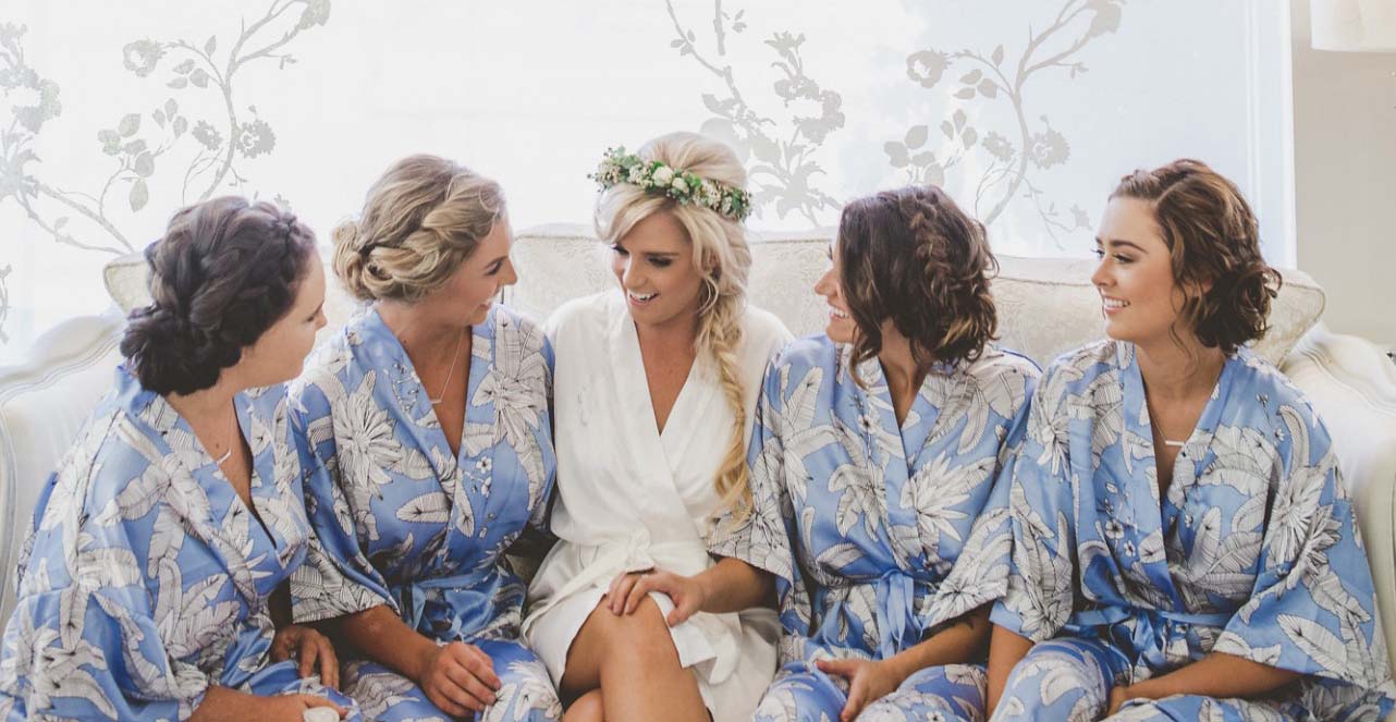 bridesmaids robes photo
