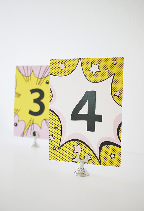 card table numbers