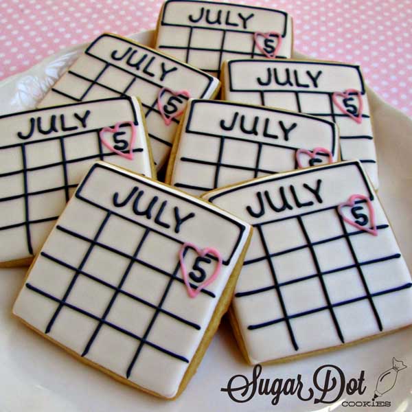 Save the Date cookies