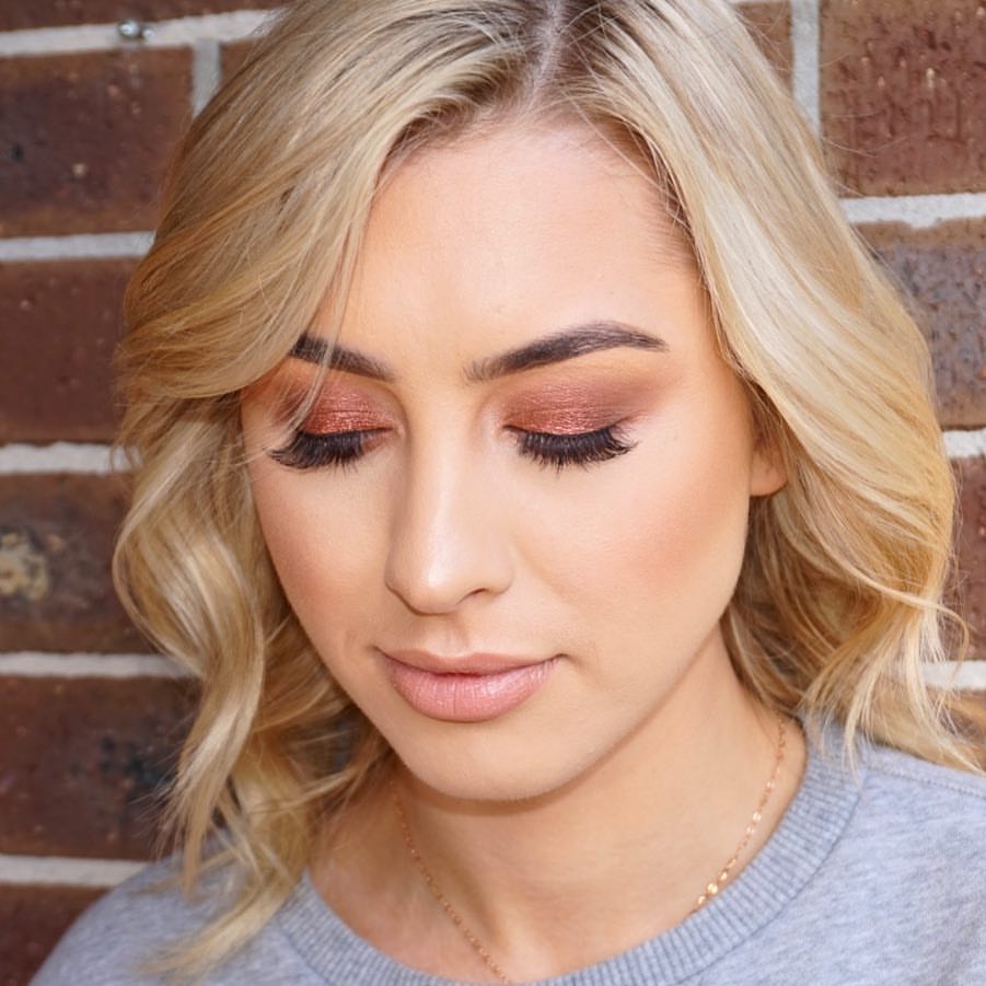 brooke sutherland makeup bronze eyes