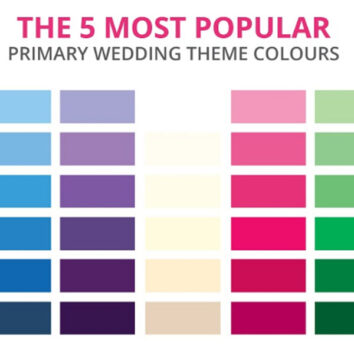 popular wedding colours 2016