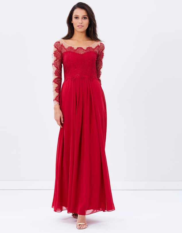 red dress the dress shoppe