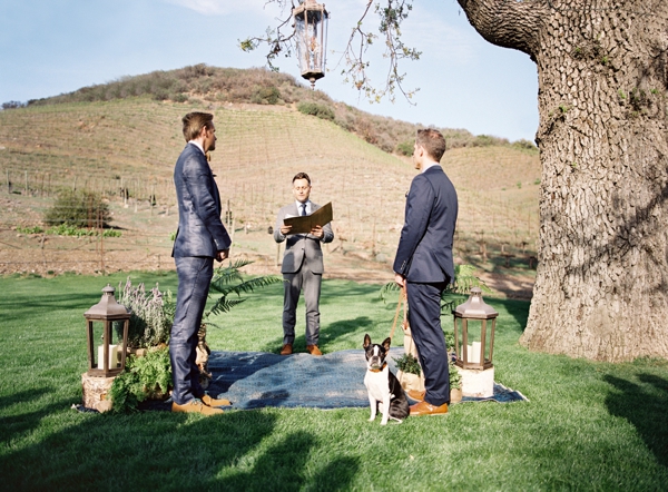 same sex wedding two grooms