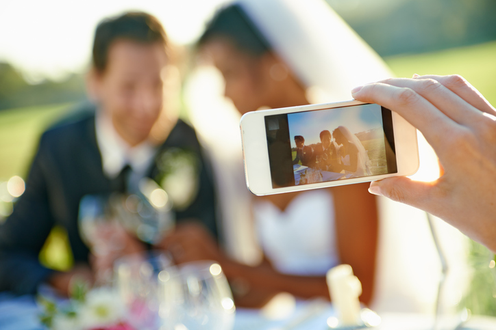 Is it rude to have an unplugged wedding? See more here.