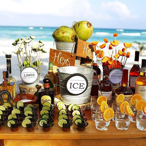 wedding drinks reception ideas