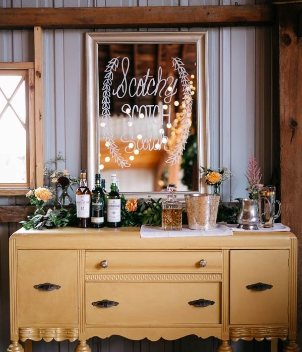 Wedding drink stations ideas 