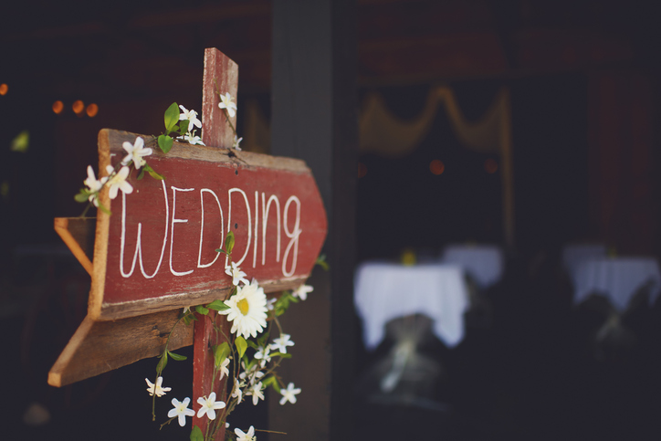 wedding signage