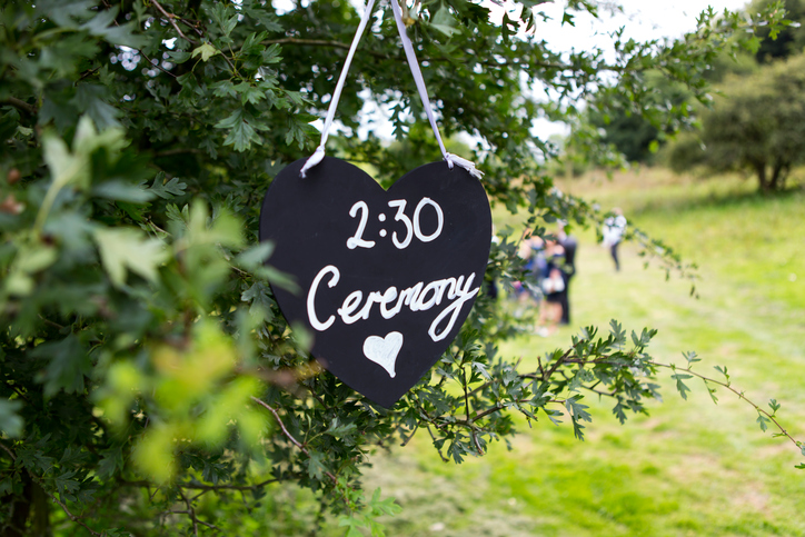 Wedding sign