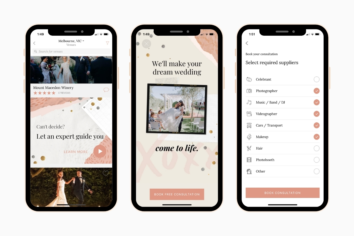 Easy Weddings App - Wedding Packages