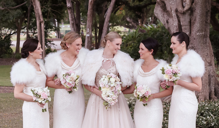 winter bridesmaid dresses