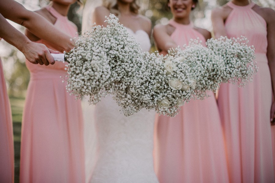 blush pink bridesmaid dresses