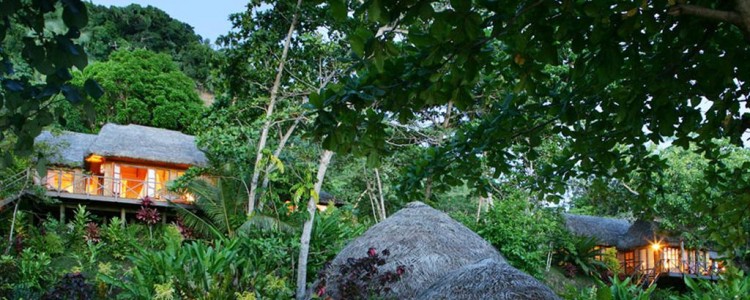 Escape to the hills in Fiji for a truly intimate honeymoon. Image: Matangi Private Island.