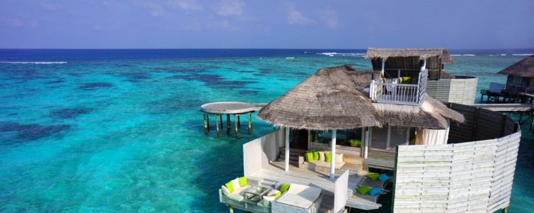 The waterside villas at the Six Senses Laamu are the Maldives at their best.