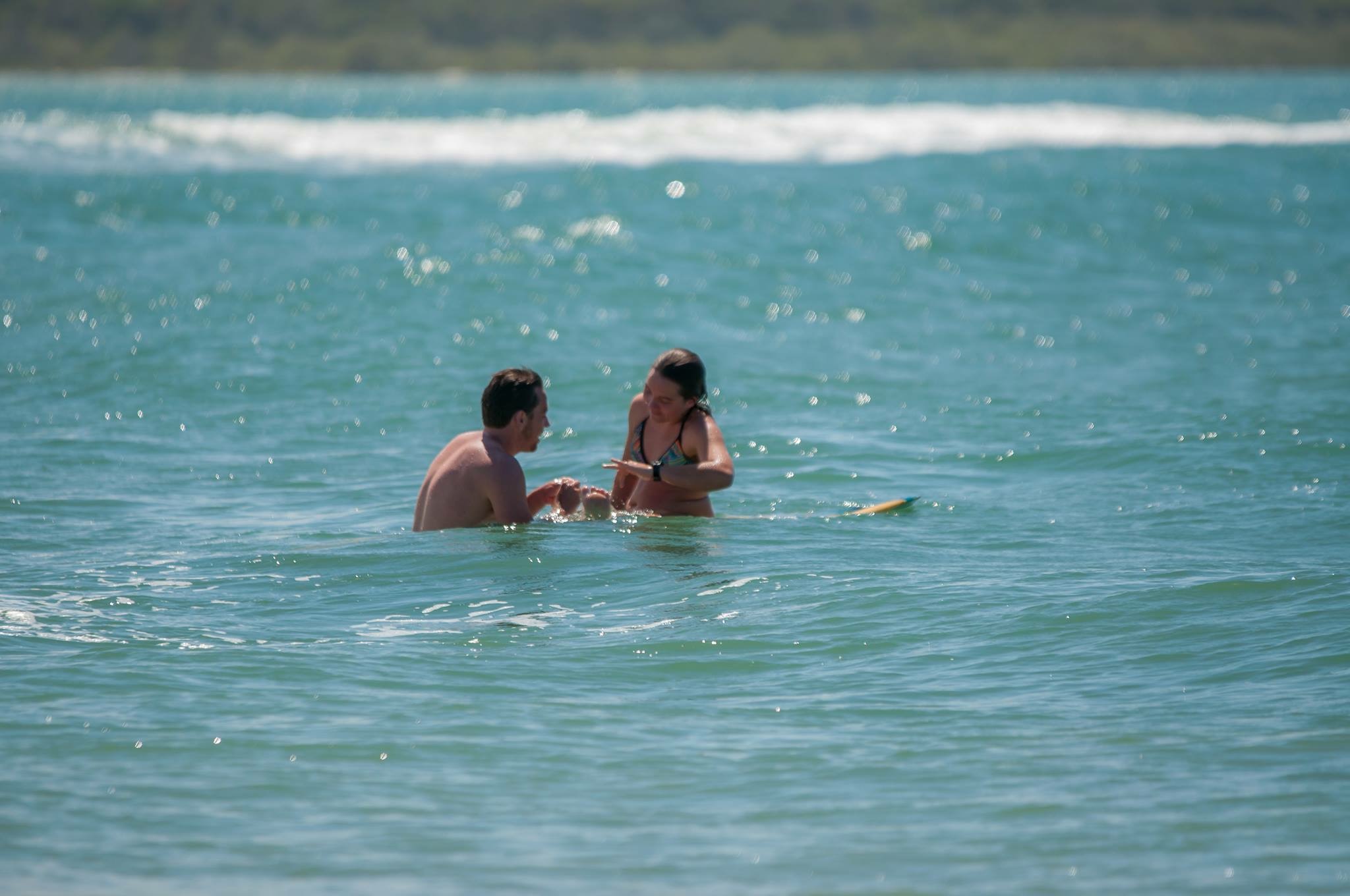 Hannah and Sam's surfing proposal