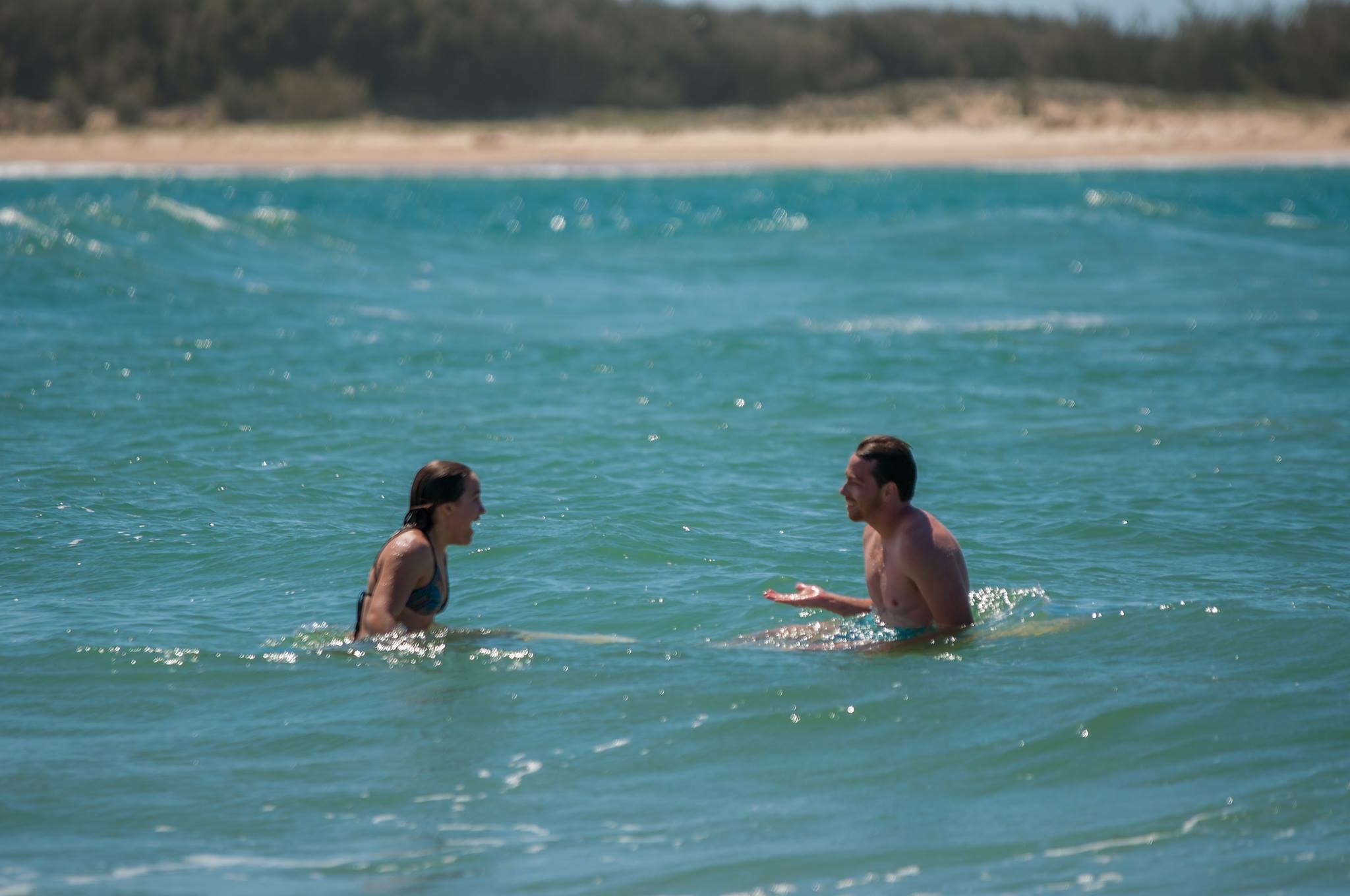 Hannah and Sam's surfing proposal