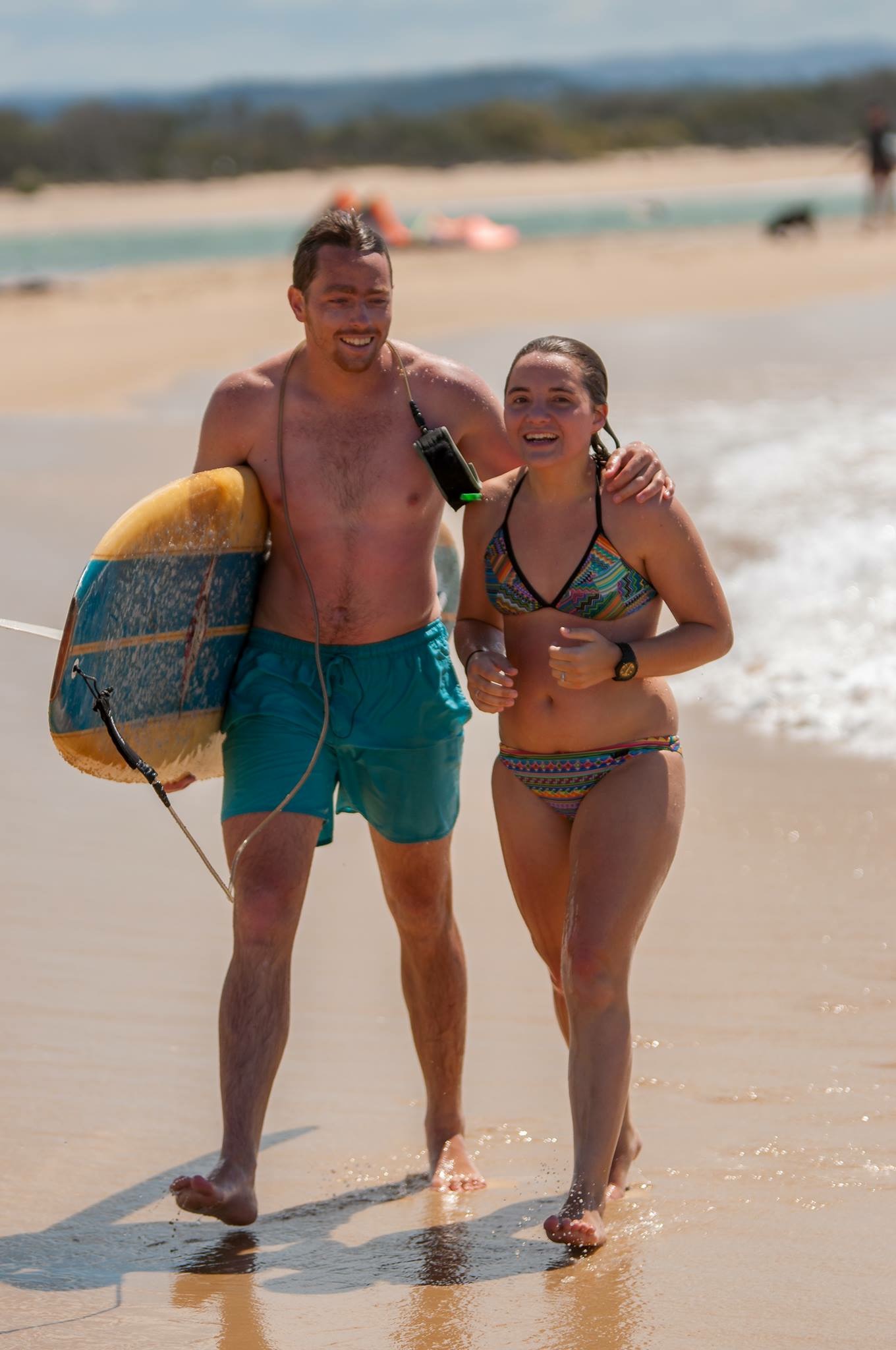 Hannah and Sam's surfing proposal