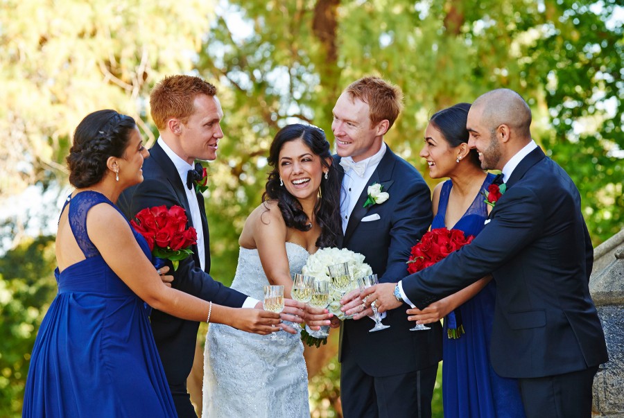 Beverley and Earl matched red, white and blue with stunning results. Image: 