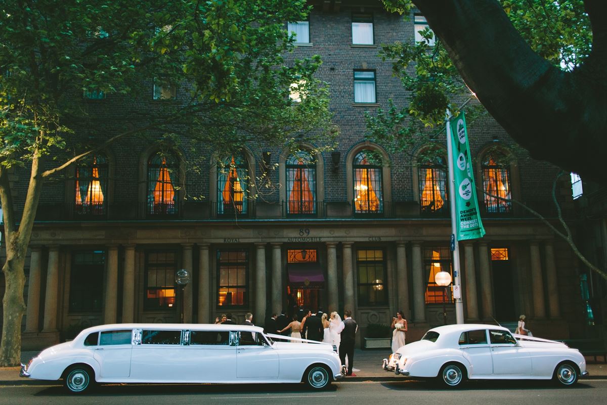 royal automobile club of australia - sydney wedding venues