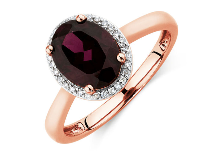 Michael hill rose gold hot sale ring