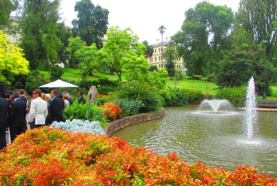 treasury gardens, melbourne wedding ceremony locations